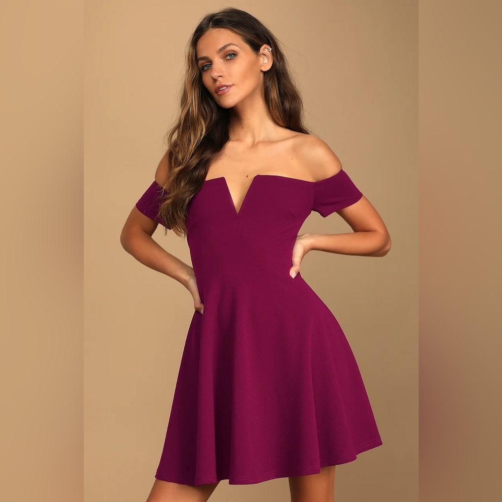 Play the Party Off Shoulder Dress